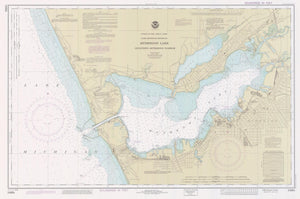 Lake Michigan - Muskegon Harbor Map 1990