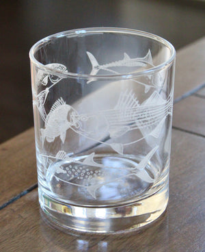 Northeast Inshore Slam Engraved Glasses