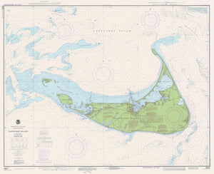 Nantucket Map - 1977 (green)