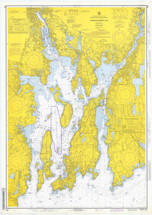 Narragansett Bay Map - 1971