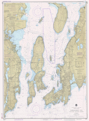 Narragansett Bay (including Newport Harbor) Map - 1981
