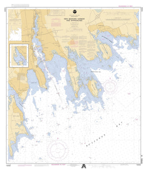 New Bedford Harbor & Approaches Map - 1995