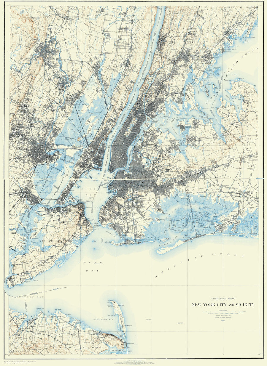 New York City and Vicinity Map
