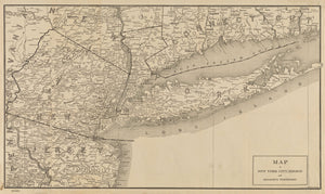 New York & Long Island Map