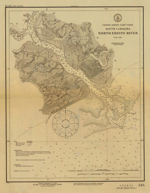 North Edisto River Map - 1919