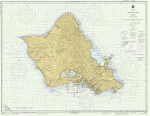 Oahu Map - 1983