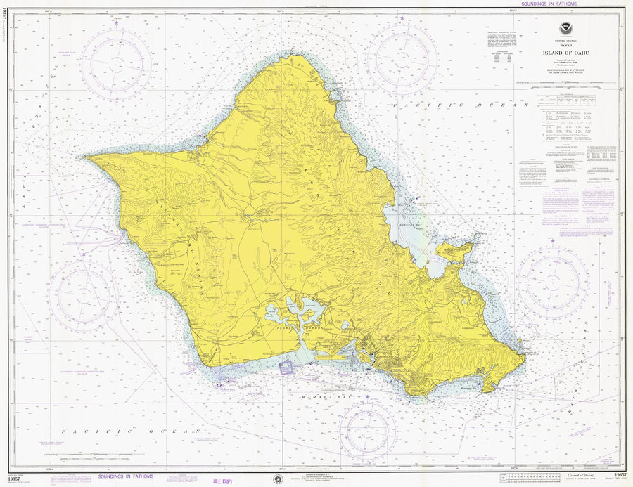 Oahu Map - 1974