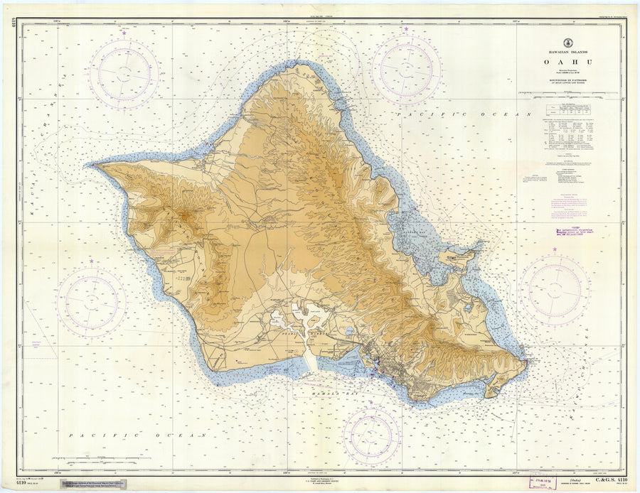 Oahu Map 1959