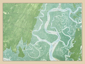 Oak Level Road (Landscape) Map - 1979