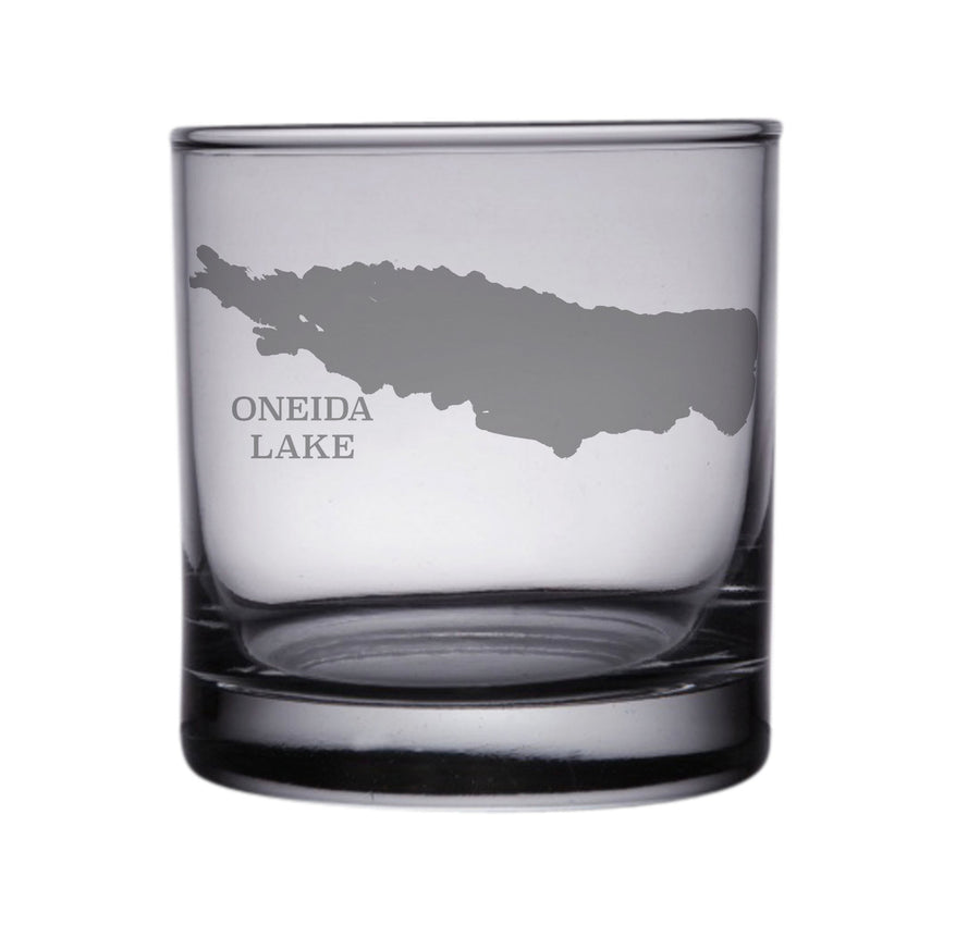 Oneida Lake Engraved Glasses