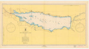 Oneida Lake Map - 1950