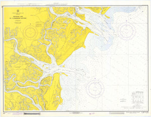 Ossabaw and St. Catherine's Sounds Map - 1971