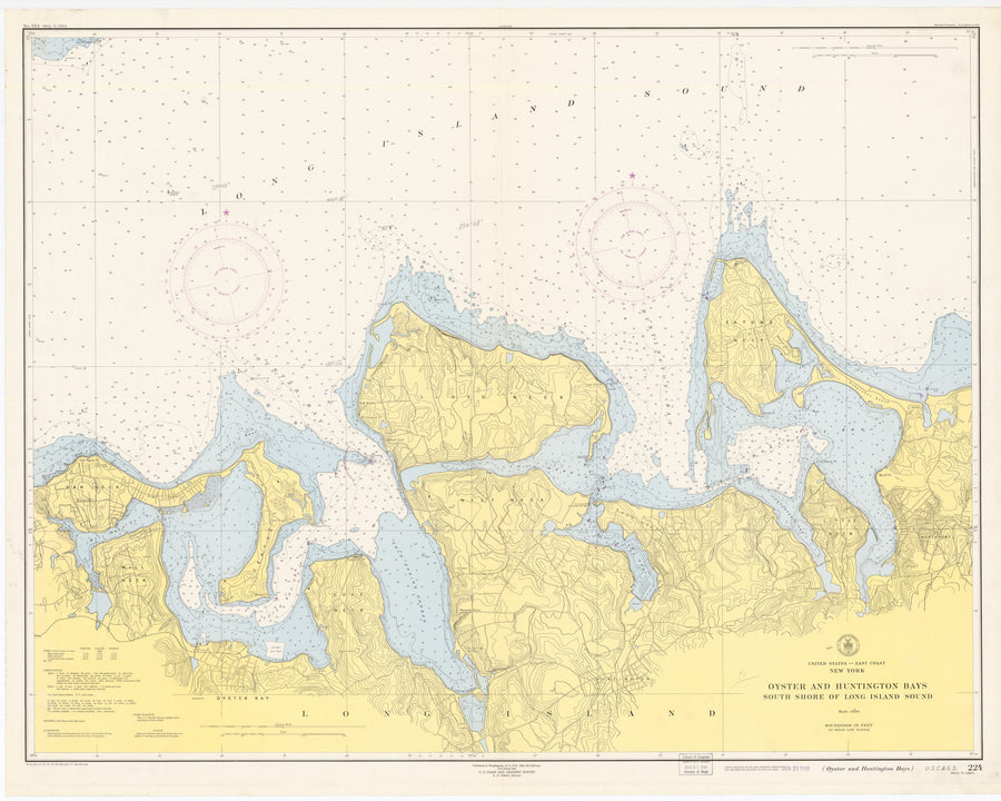 Oyster Bay - Long Island Map - 1948
