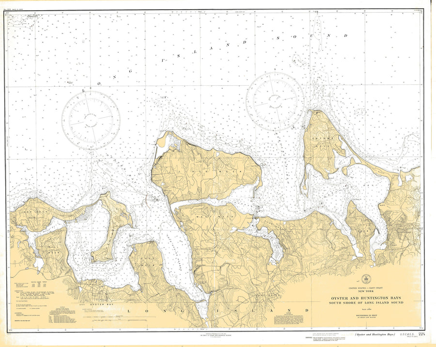 Oyster Bay - Long Island Map - 1943