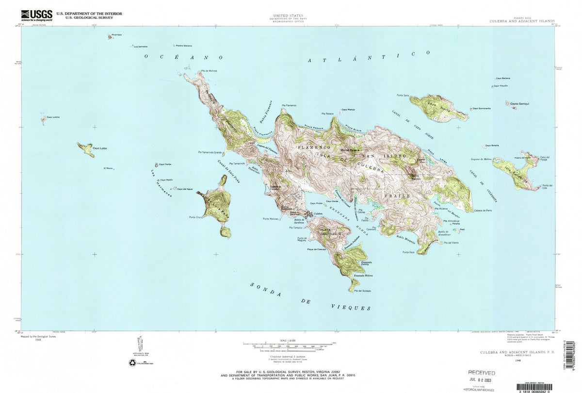 Culebra Map - 1948 – HullSpeed Designs