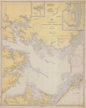 Pamlico Sound Map - 1938