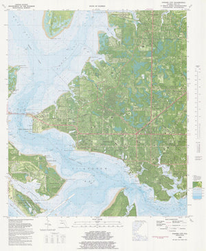 Panama City Map - 1982
