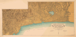 Panama Canal  - Canal Zone to Pacora River Map - 1916