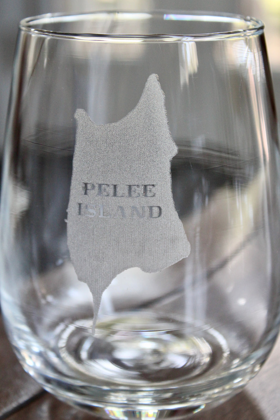 Pelee Island Map Glasses