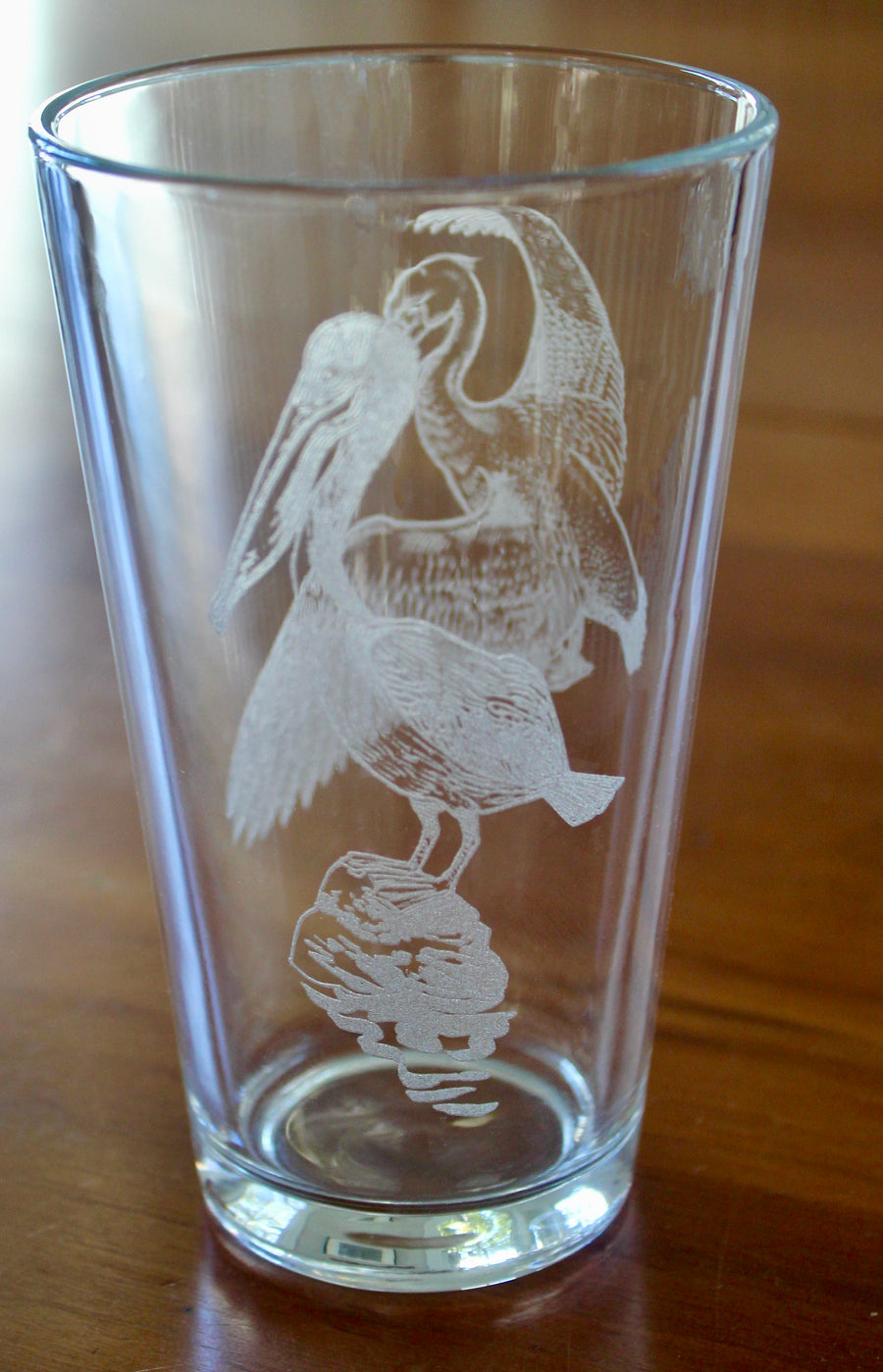 Pelican Engraved Glasses (double-sided)