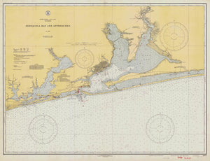 Pensacola Bay Map 1937