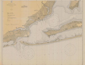 Pensacola Bay Map 1933