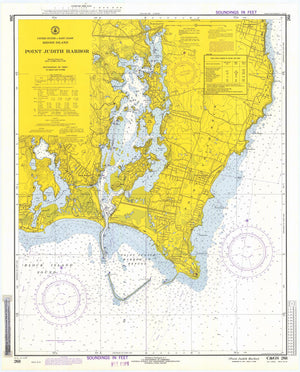 Point Judith Map - 1972