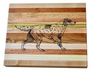 Pointer (Bird Dog) Engraved Wooden Serving Board & Bar Board