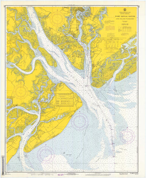 Port Royal Sound Map - 1966