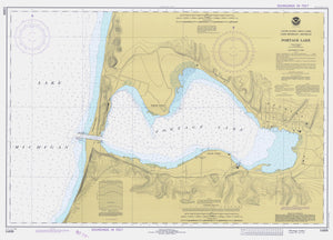 Portage Lake - Lake Michigan Map - 1979