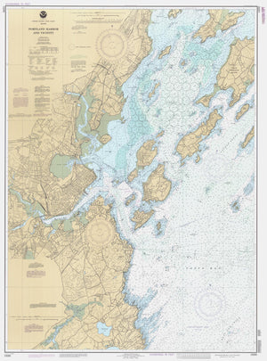 Portland Harbor Map - 1993