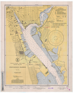 Providence Harbor Map - 1941