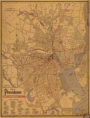 Providence, Rhode Island Map