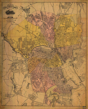 Providence Rhode Island Map - 1897