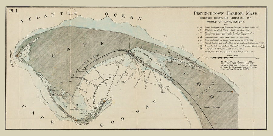 Provincetown Harbor Map - Eldridges