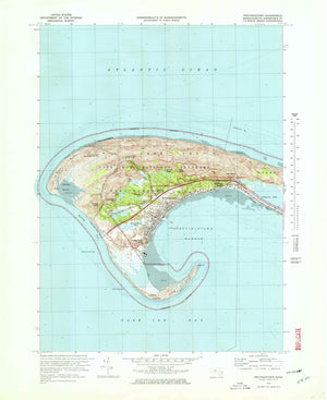 Provincetown Map - 1972