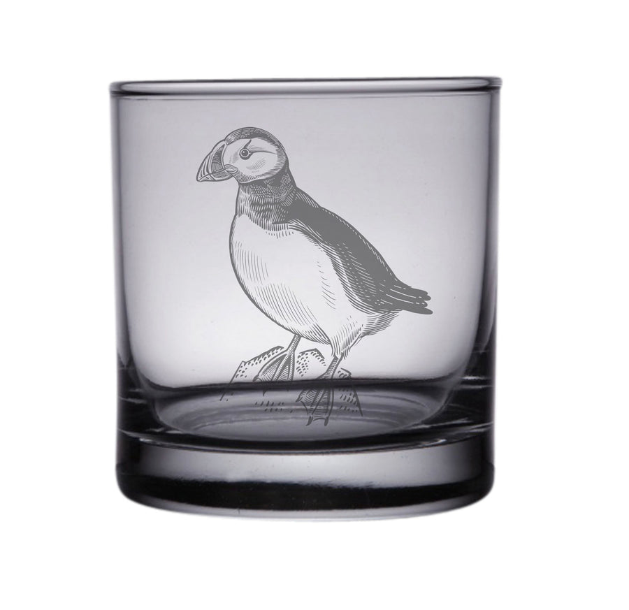 Puffin Laser Engraved Glasses