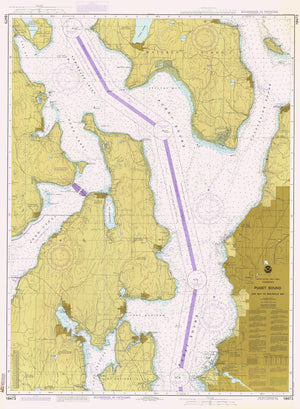 Puget Sound - Oak Bay to Shilshole Bay Map - 1983