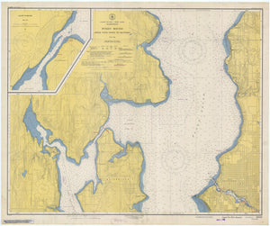 Puget Sound - Apple Cove Point to Keyport Map - 1947
