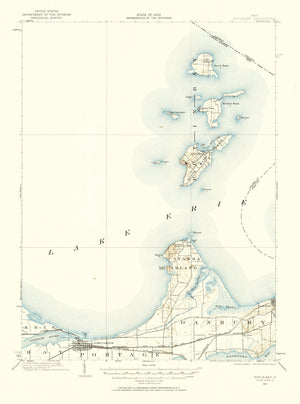 Put-In-Bay Topographic Map - 1901