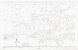 Rainy Lake Map - 1958