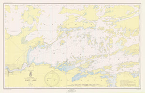 Rainy Lake Map - 1952