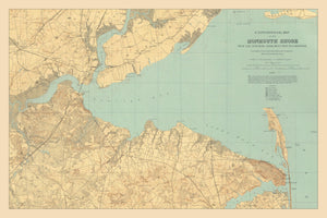 Raritan Bay Map - 1886