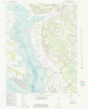 Rock Point, MD Map - 1974