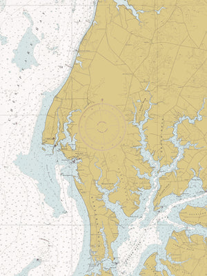 Rock Hall - Chesapeake Bay Map