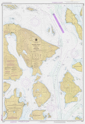 Rosario Strait Map - Northern Part - 1985