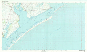 San Antonio Bay Map - 1983
