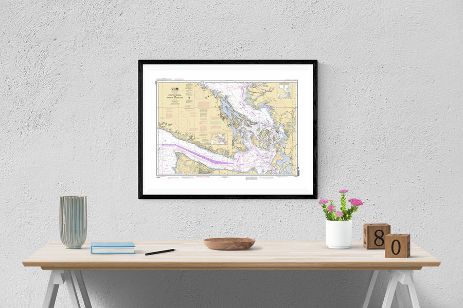 San Juan Islands - Georgia Strait and Strait of Juan de Fuca Map - 2012