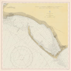 Cape San Blas Map (Square)