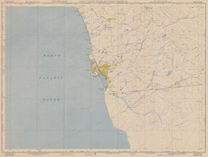 San Diego USAF Target Chart - 1950